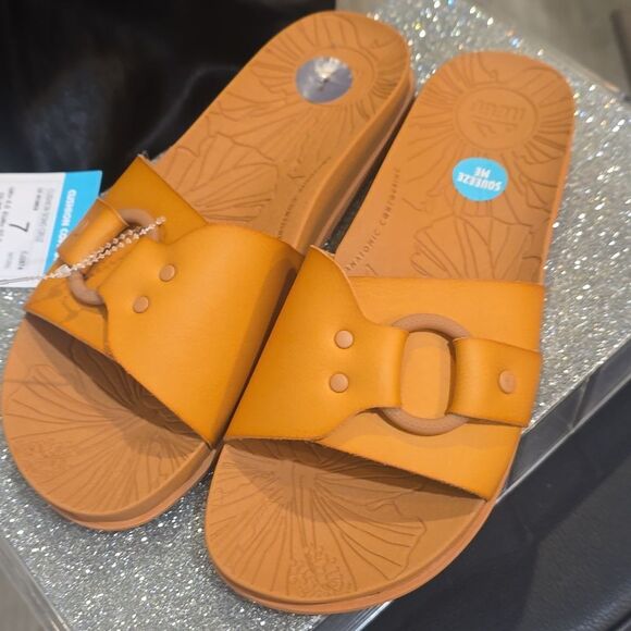 Reef Cushion Soho Cruz Slide Sandal- Natural - Picture 7 of 9